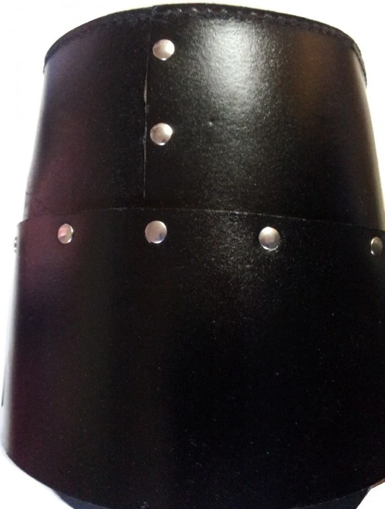 Shop-halona Rollenspiele Ritterhelm Aus Leder, Ritterrüstung; Helm Larp, Templer-Helm 2 Shop-halona Rollenspiele Ritterhelm Aus Leder, Ritterrüstung; Helm Larp, Templer-Helm