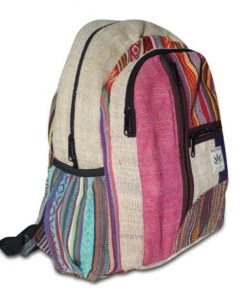 Shop-halona Rucksack Aus Hanf, Cultbagz Nepal Hand Made, Bagpack Stripes Rucksäcke