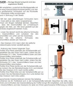 Shop-halona Visier F. Bogenschiessen, Recurvebogen Cartel Master