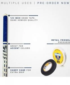 Howies Knauf Tape - Knob Für Eishockeyschläger Schwarz 12mm - 9,1m